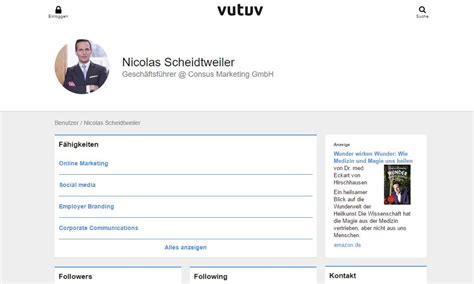 vutuv|Vutuv: Das einfache Business